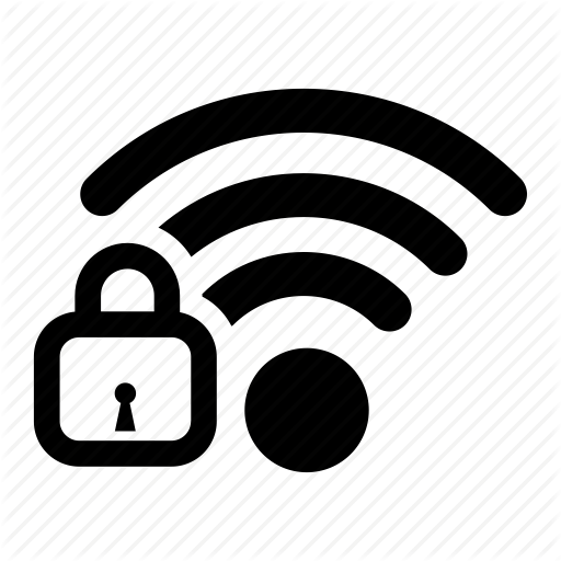 Secure WiFi symbol
